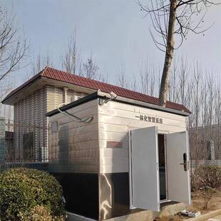 厂家供应智慧一体化泵房无负压二次供水设备撬装移动泵房