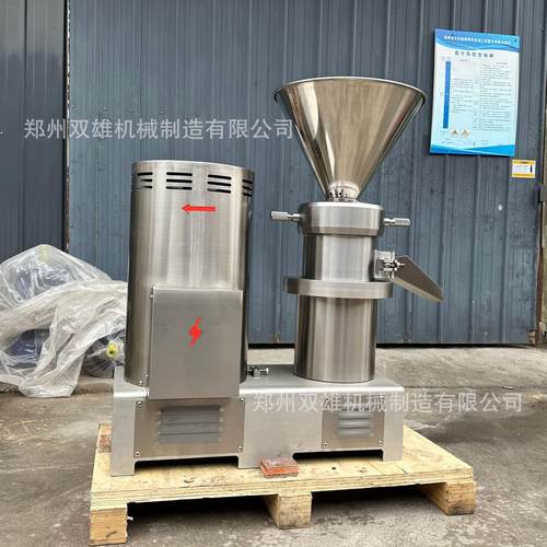 不锈钢生姜胶体磨豆瓣酱花生酱芝麻酱研磨机食品级材质胶体磨