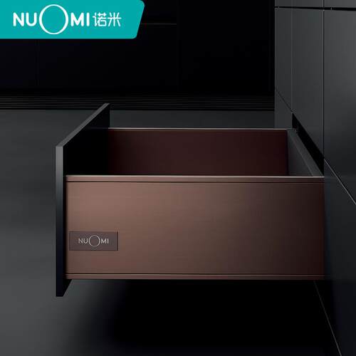 NUOMI/缓冲骑马抽屉轨道阻尼抽屉轨道加高骑马抽屉导轨