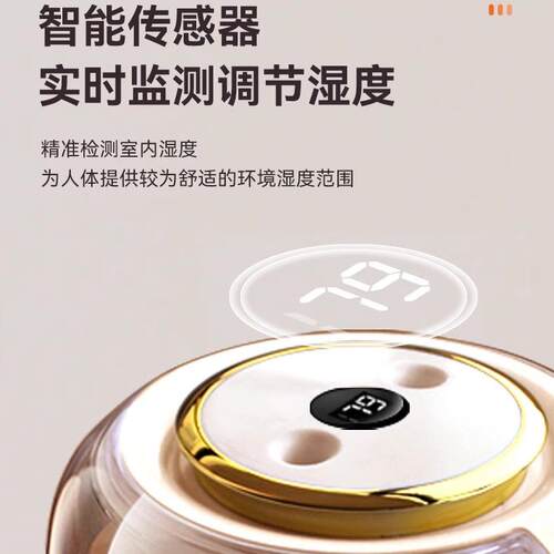 空气加湿器家用超声波雾化器房间办公室桌面负离子大空间加湿