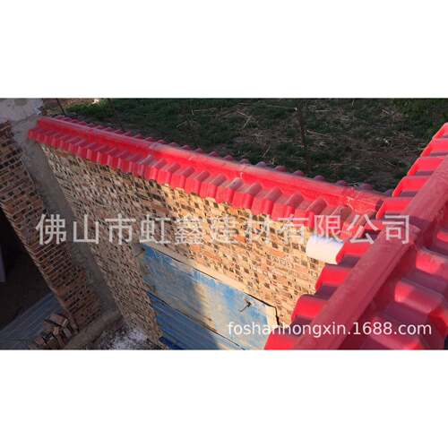 围墙瓦墙头瓦一体围墙瓦树脂瓦树脂琉璃瓦仿古树脂瓦小青瓦