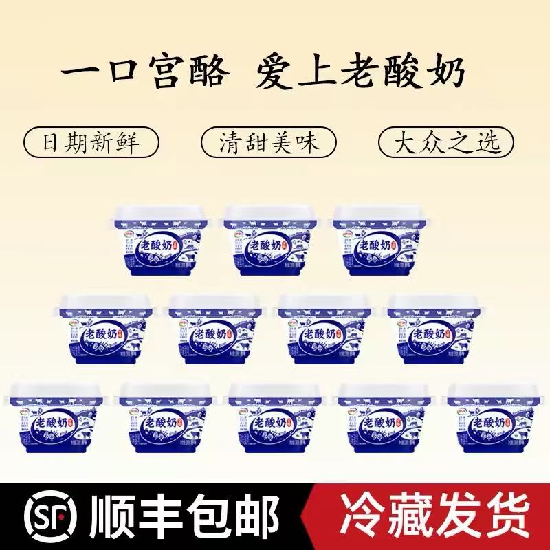 伊利宫酪老酸奶138g*12杯