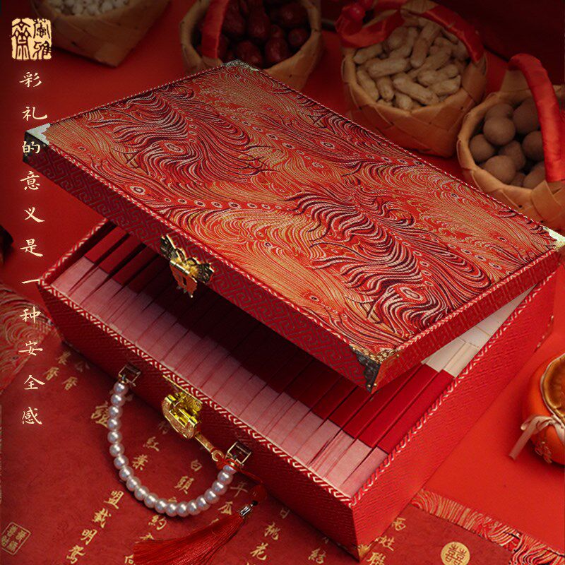 彩礼钱盒子高端结婚订婚提亲10万20万现金聘礼盒大号陪嫁妆礼金箱,节庆用品/礼品,礼金箱,淘宝优惠券,粉丝福利购,淘宝优惠卷