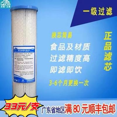 宝露总馨滤芯聚丙烯微孔折叠式膜10寸通用过滤净水器净水机耗材