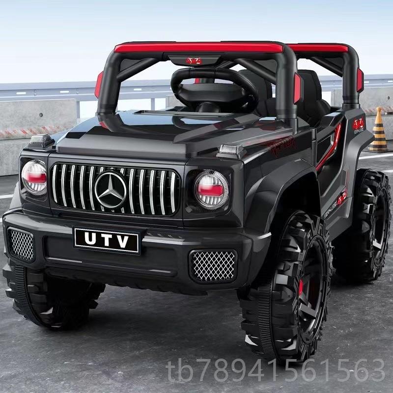 高档儿童电动车四车轮带遥控宝汽男宝女小孩玩具车可人四驱越坐野