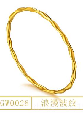 高档包金镯银镀金内银手镯三三世99首9足金女饰手环金镯子生实心