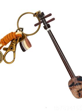 高档三弦模型吉雷他摆件礼物张云京韵大名鼓周九良孟鹤堂签弦三挂