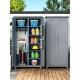 免组装 一体户外储物柜新款 防潮多功能储藏柜员工工具柜阳台收纳柜