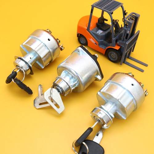 叉车点火开关JK406C适用杭叉电锁江淮台励福现代叉车启动钥匙开关