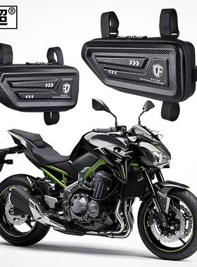适用于川崎Z900rs边包Z650摩托机车侧边包骑行护杠置物工具包改装