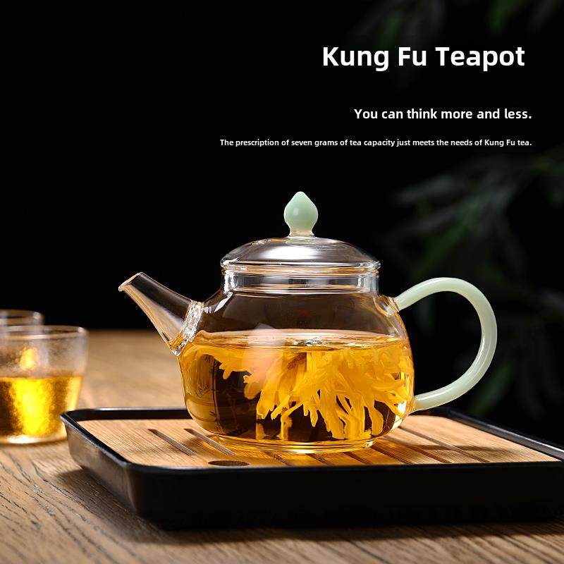 加厚耐热玻璃小茶壶迷你茶壶家用单壶花茶加厚过滤功夫茶具,餐饮具,茶壶,淘宝优惠券,粉丝福利购,淘宝优惠卷