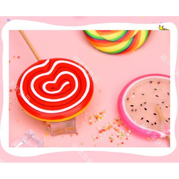 创意波板糖彩虹波板棒棒糖大号超大网红糖果50克儿童小零食整箱批