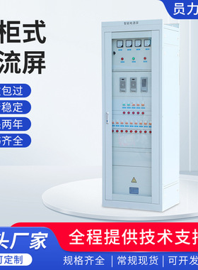 立柜式直流屏 立柜式免维护壁挂落地式直流屏电源屏24AH40AH65AH