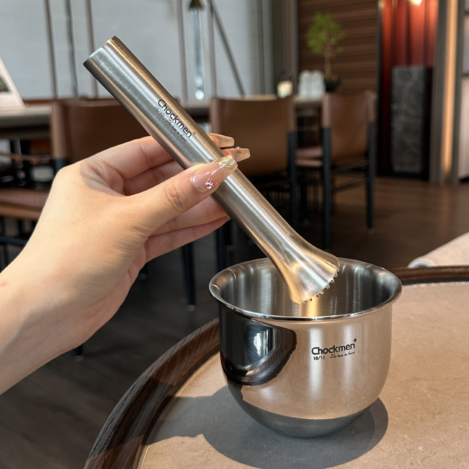 *老板娘自用*太厚啦!18-10不锈钢捣蒜器加厚实心蒜泥中药研磨罐,厨房/烹饪用具,剥蒜器/压蒜器,淘宝优惠券,粉丝福利购,淘宝优惠卷