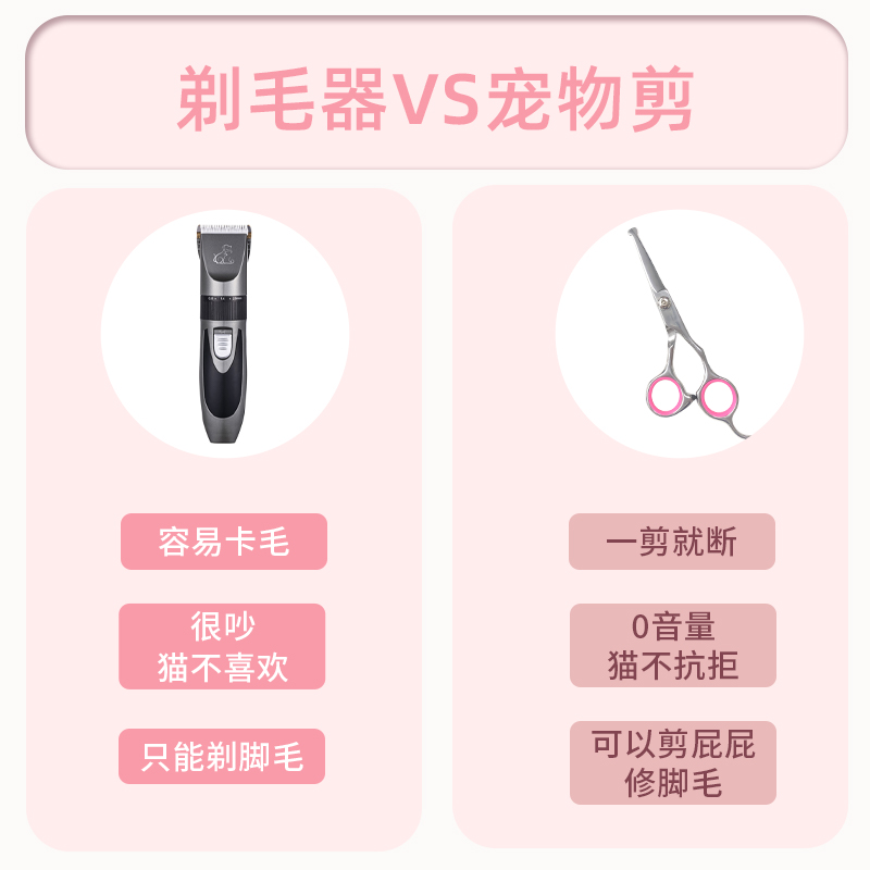新手用长毛宠物剪屁股美容剪刀狗狗剪毛工具修毛猫咪剃脚毛神器