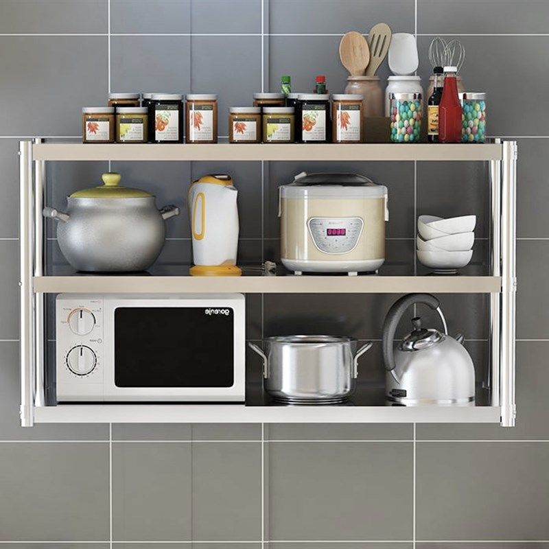 挂墙置物架不锈钢立架调料架酒店饭店厨房商用金属组合收纳一体架,厨房/烹饪用具,厨房置物架/置物柜/角架,淘宝优惠券,粉丝福利购,淘宝优惠卷