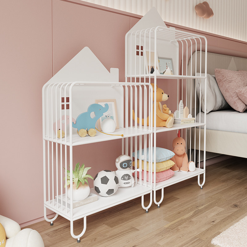 儿童置物架卧室落地置物架多层书架网红简约玩具杂物床头收纳层架,住宅家具,儿童储物架/收纳架,淘宝优惠券,粉丝福利购,淘宝优惠卷