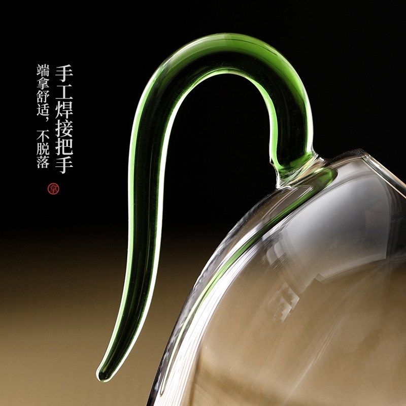 高硼硅玻璃公道杯加厚耐热分茶器高档过滤泡茶具日式茶海把手公杯,餐饮具,公道杯,淘宝优惠券,粉丝福利购,淘宝优惠卷