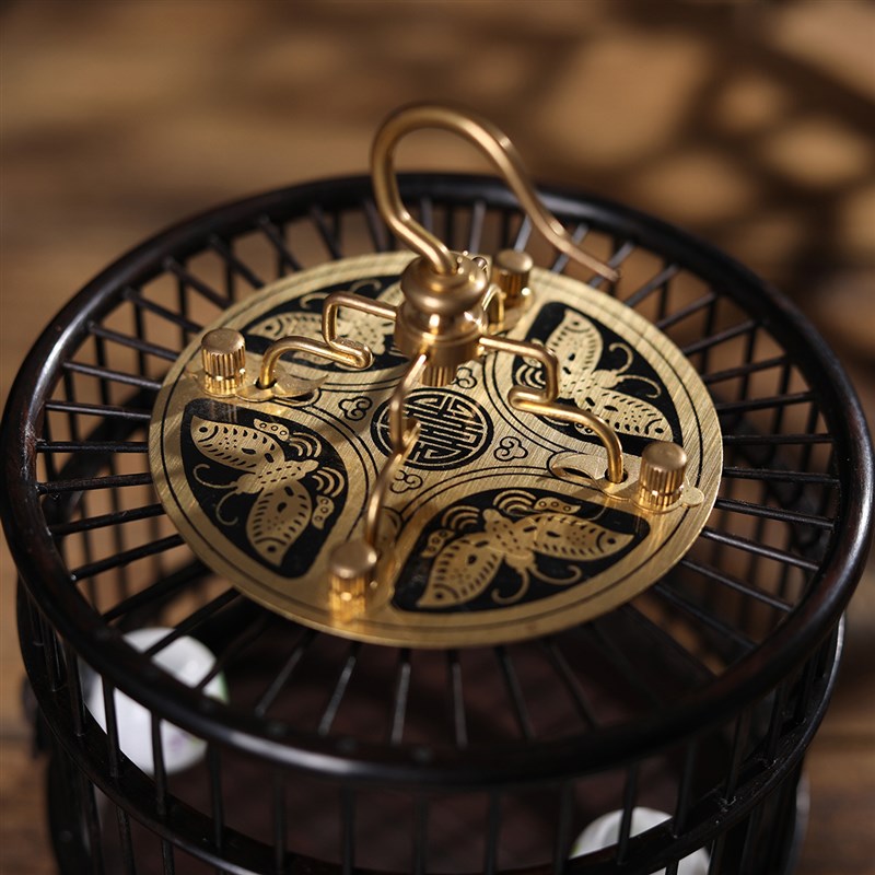 乌木蝈蝈笼紫光檀大号鸣虫蟋蟀蛐蛐扎嘴爬虫蚂蚱笼子檀木宠物笼子