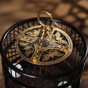 乌木蝈蝈笼紫光檀大号鸣虫蟋蟀蛐蛐扎嘴爬虫蚂蚱笼子檀木宠物笼子