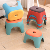 客厅小凳子矮凳成人儿童板凳换鞋 凳垫脚凳塑料防滑宝宝洗澡卫生间