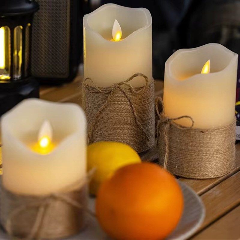户外露营氛围灯led蜡烛灯摆件酒吧桌面求婚装饰生日氛围场景布置