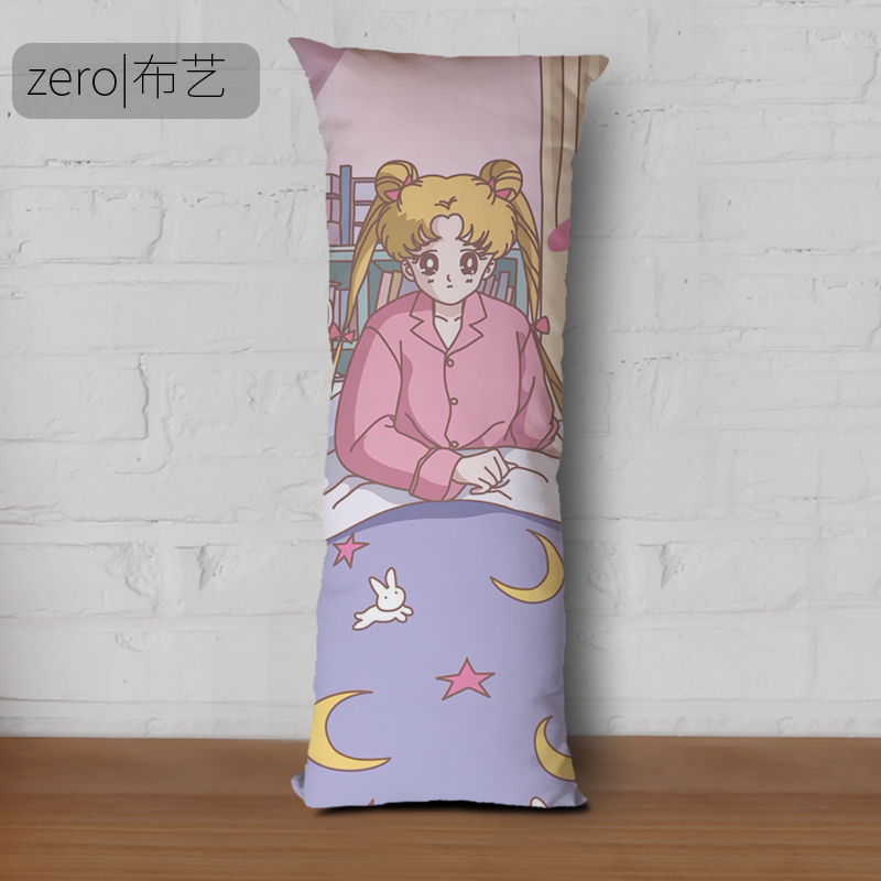 美少女战士周边等身抱枕水冰月COS长方条形枕头图片diy定制礼物品