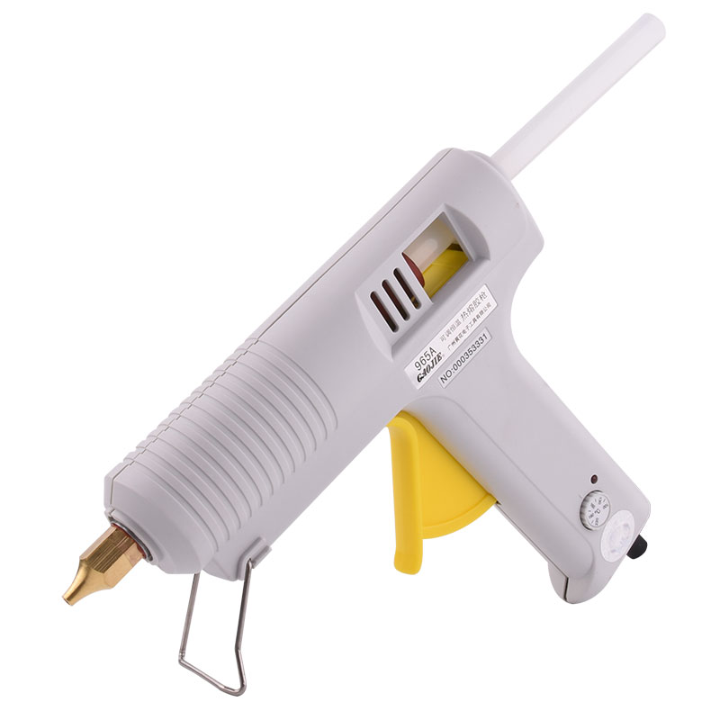 黄花NO965A可调恒温热熔胶枪100W强力热熔手工家用多用大胶抢11MM
