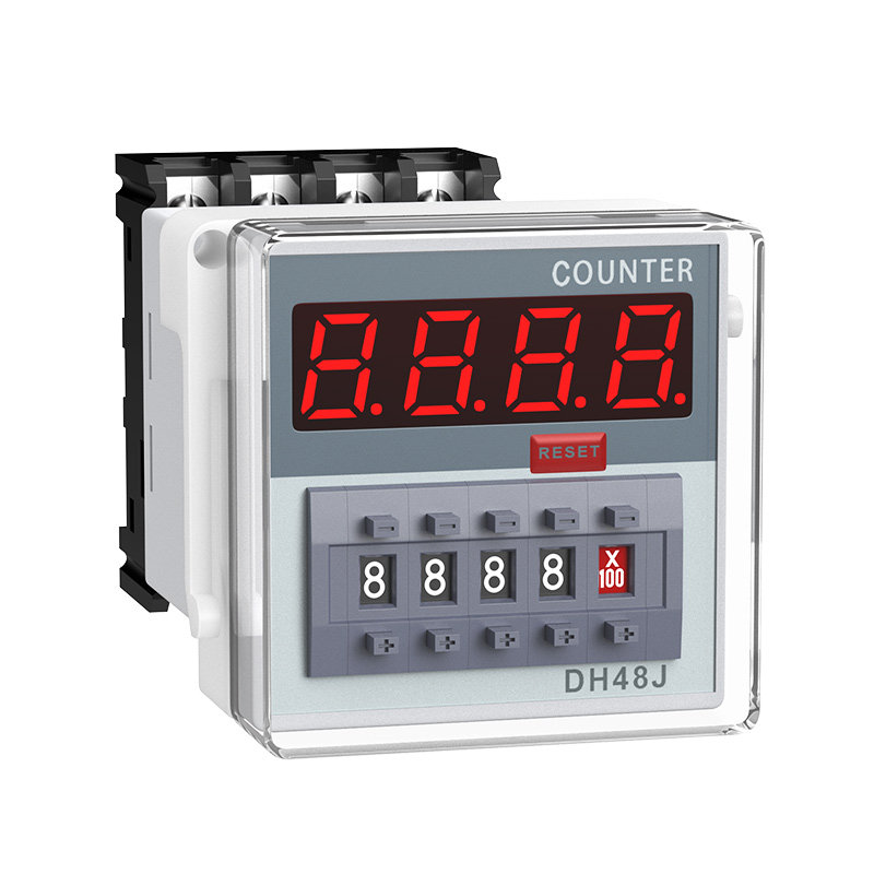 深鑫泰电子计数器DH48J-11A带停电记忆AC220V24V工业冲床计数器