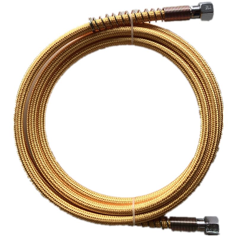 2米8高压管黄色优质蒸汽锅炉烫斗进气管熨斗软管铁氟龙电熨斗配件