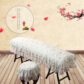 蕾丝绣花古筝罩套典雅古筝防尘罩盖布敦煌163通用款 古筝琴罩古典