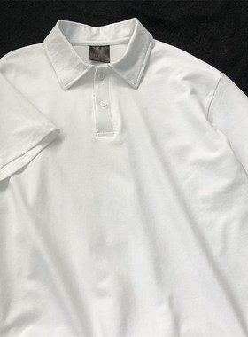 2024新款男生纯棉t恤男款衬衫男夏季短袖polo衫重磅带领男士plol