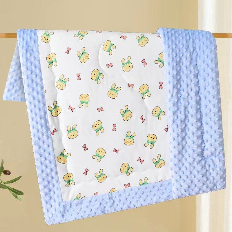 婴儿豆豆绒被子新生儿四季包被秋冬产房纯棉抱被冬款厚棉盖被,婴童用品,被子/被芯,淘宝优惠券,粉丝福利购,淘宝优惠卷