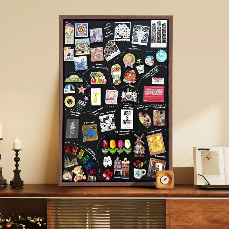 齐富磁吸小黑板冰箱贴展示板吧唧磁铁收纳板电表箱置物架挂式磁性,文具电教/文化用品/商务用品,黑板/黑板贴,淘宝优惠券,粉丝福利购,淘宝优惠卷