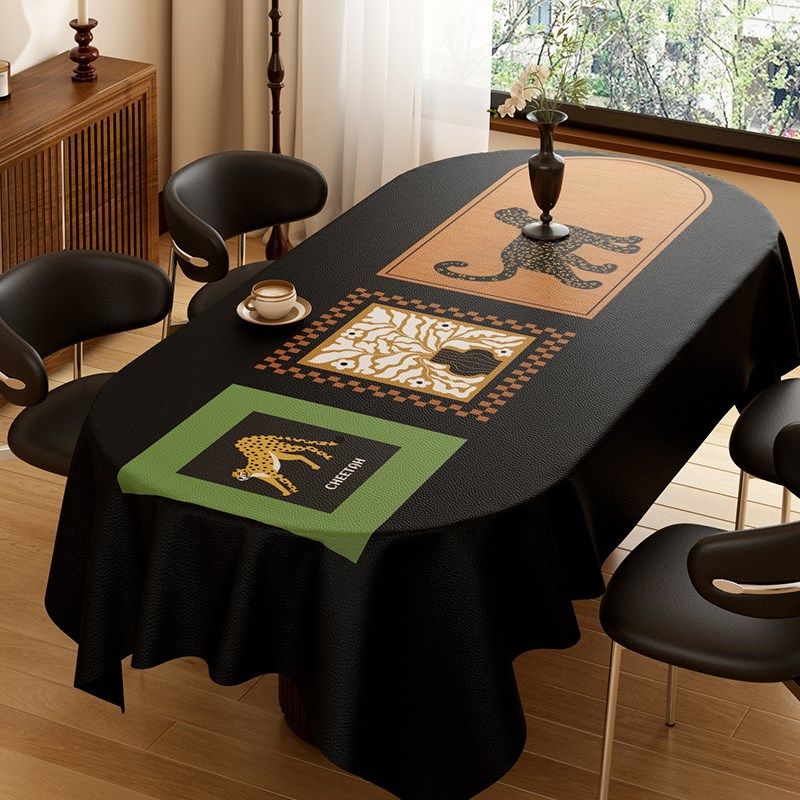 中古风桌布2025新款轻奢高级感桌垫长方形餐桌布免洗防油防水茶几,居家布艺,桌布,淘宝优惠券,粉丝福利购,淘宝优惠卷