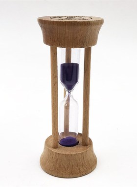高木质沙漏 10/15/20/30/90秒计时器 1/2/3/4/5/7/10分钟沙漏