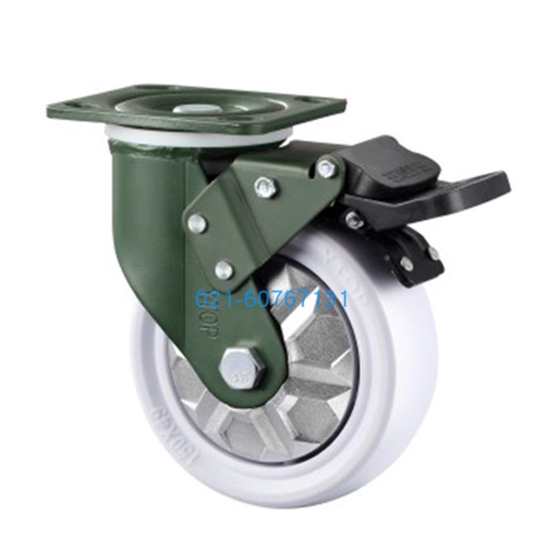 卓烨重型4寸5寸6寸8寸尼龙万向轮搬运车平板车手推车轱辘工业脚轮