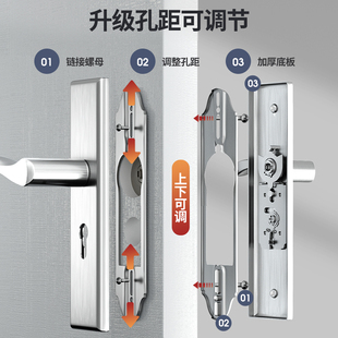 单舌卧室门锁室内家用通用型房间木门锁锁具门把手老式房门卫生间