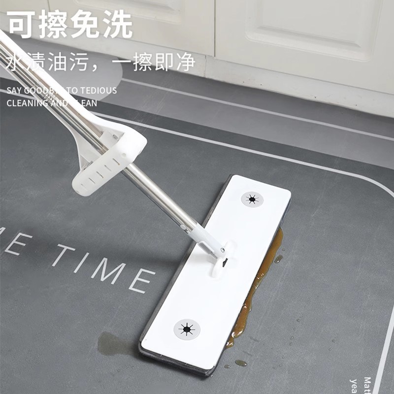 厨房地毯垫防油防滑免擦可洗PVC一抹净大面积满铺耐脏脚垫可裁剪