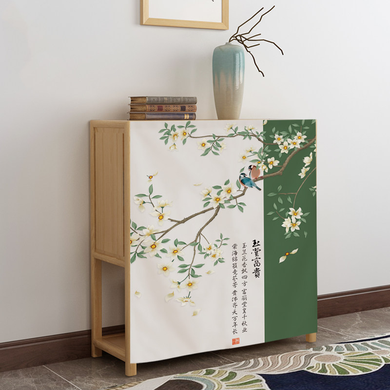 鞋柜帘遮挡帘滑轨式自黏鞋架防尘帘遮丑柜子电视柜下桌布置物架帘,居家布艺,柜类遮挡帘,淘宝优惠券,粉丝福利购,淘宝优惠卷