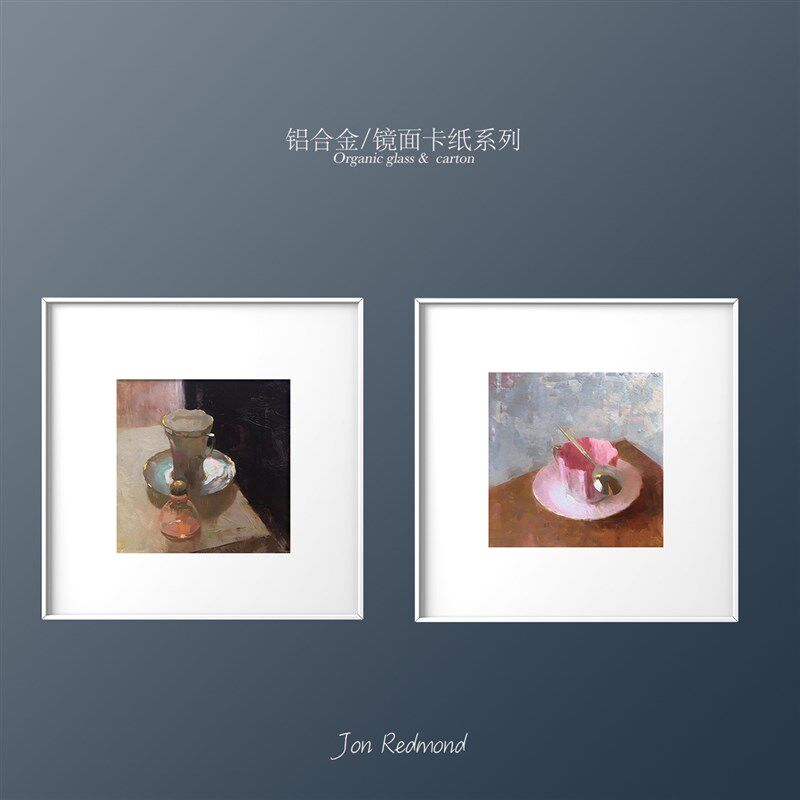 【NEW!重磅新品】铝合金框/留白卡纸/北欧小众油画精致摆件装饰画