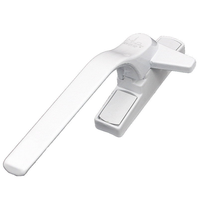 加厚款塑钢门窗7字执手老式窗户把手外开推窗单点拉手柄别卡锁扣