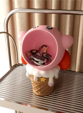 星之卡比玄关入户门口进门放钥匙收纳托盘置物架家居装饰品摆件