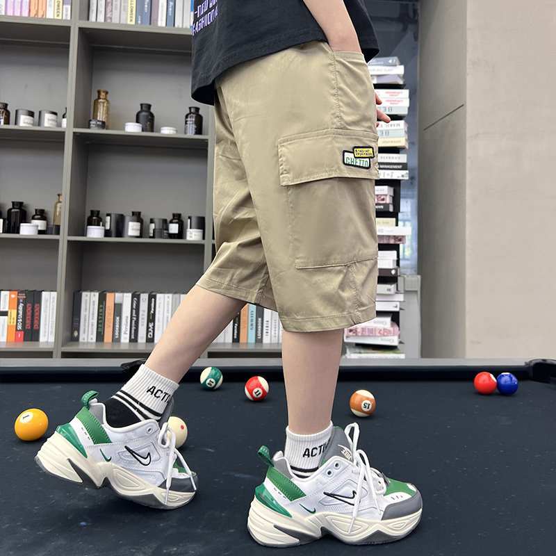 男童夏季短裤2023新款中大童夏装儿童裤子薄款宽松男孩休闲工装裤