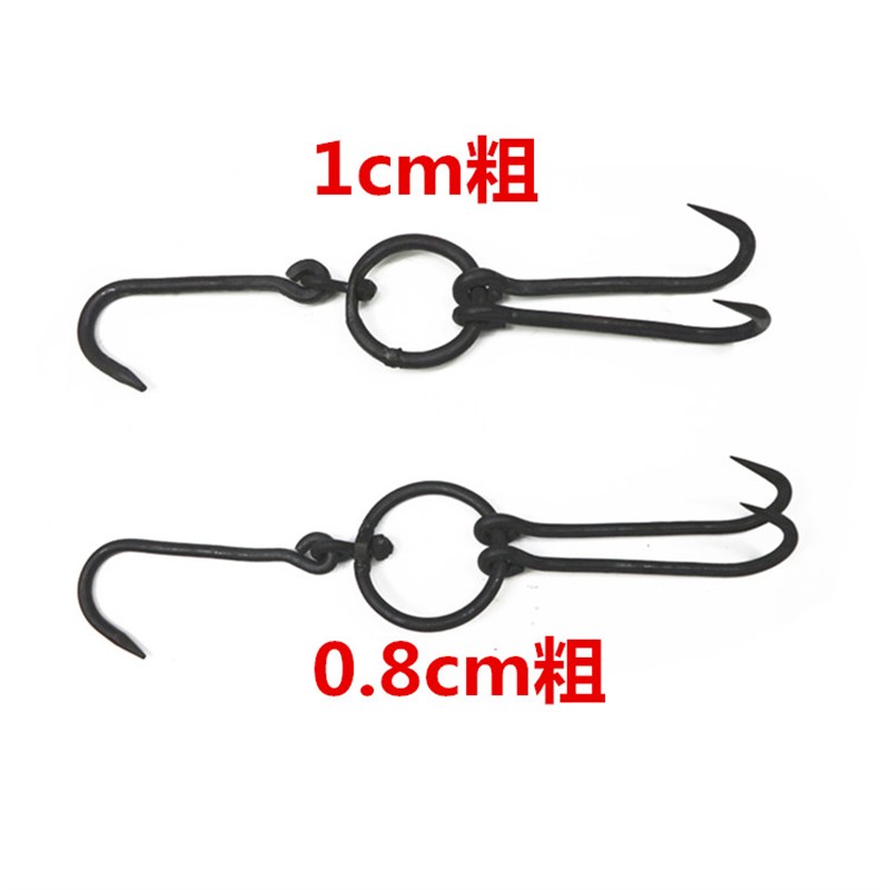 加粗弹簧钢锻打牛肉钩挂肉钩菜场超市白条猪肉钩屠宰场肉钩子