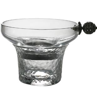 日式耐热玻璃滤茶器公道杯茶叶过滤网茶隔漏斗滤茶器茶漏功夫茶具