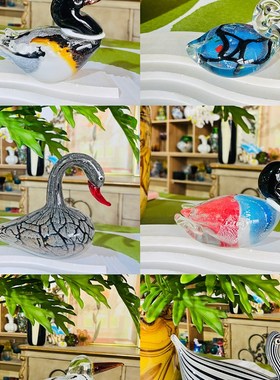 卡罗尔 Y鸭子合集手工琉璃创意家居装饰品电视柜玄关摆件礼物简约