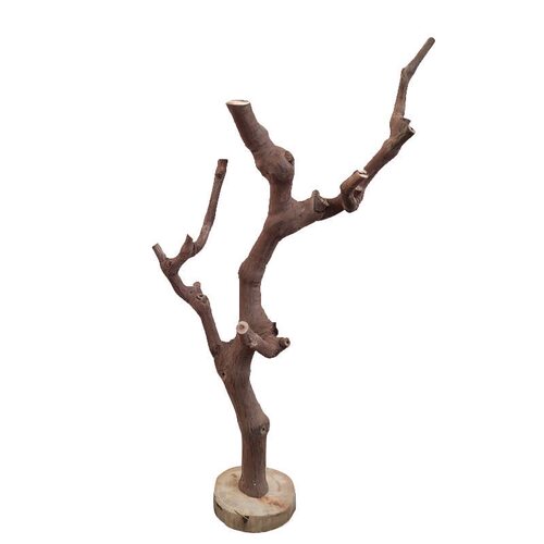 可挑选(精打磨加重)实木饰品收纳展示鸟架桌面摆件造景置物架