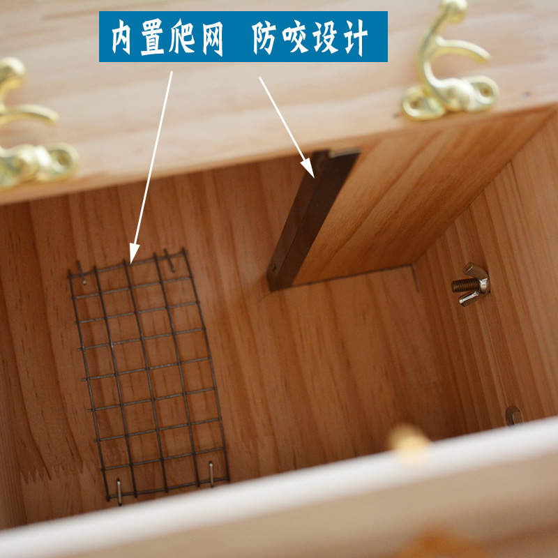 实木抽屉鹦鹉繁殖箱牡丹虎皮玄风小鸟保暖孵化箱鸟用巢箱鸟笼配件