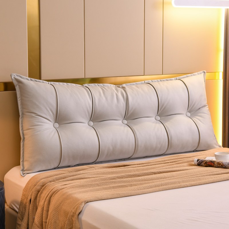 床头靠垫2024新款科技布榻榻米软包可拆洗大靠背卧室床上看书靠枕